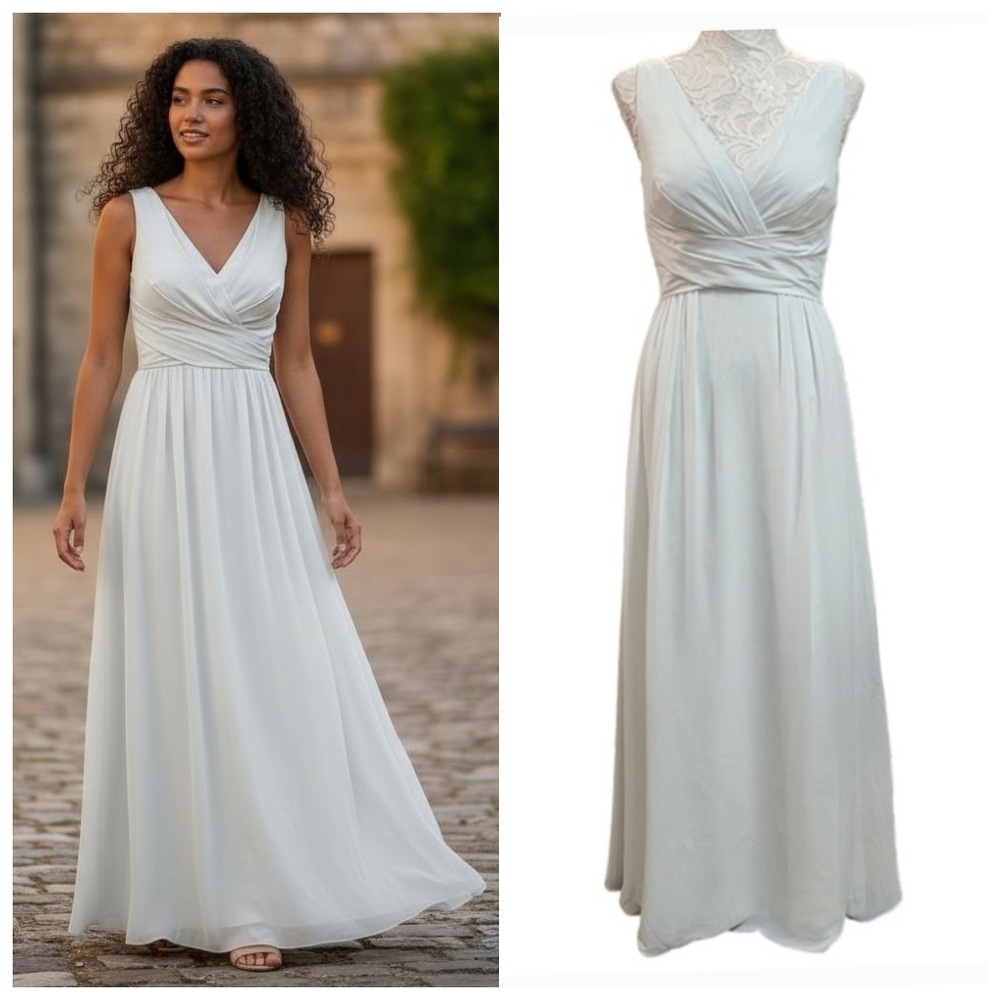 NWT Bill Levkoff Dress Style 1502 In Seafoam Size 4 Formal Bridesmaid Wedding
